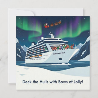 Sea-son’s Greetings. Christmas card for cruisers! Feestdagenkaart