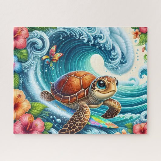 Sea Turrtle Legpuzzel (Horizontaal)