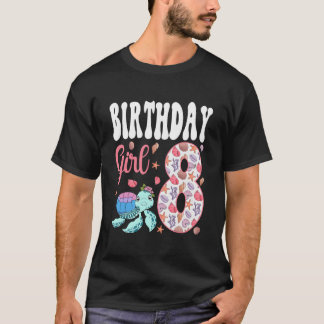 Sea Turtle 8Th 8 Ocean Aquarium Bday T-shirt