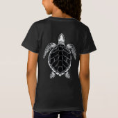 Sea turtle b/w t-shirt (Achterkant)
