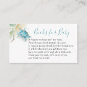 Sea Turtle Book For Baby Invitation Enclosure Card Informatiekaartje (Voorkant)