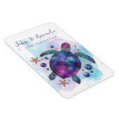 Sea Turtle Cruise Ship Stateroom Magnet Magneet (Rechterzijde)