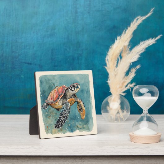 Sea Turtle Fotoplaat (Insitu)