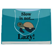 Sea Turtle Funny Groot Cadeauzakje (Voorkant)