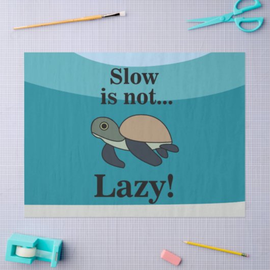 Sea Turtle Funny Tissuepapier (Craft)