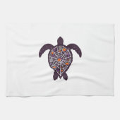 Sea Turtle Halloween Spider-web Pumpkin Ghost Hall Theedoek (Horizontaal)