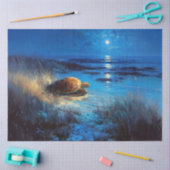 Sea Turtle Moonlit Journey to the Sea Tissuepapier (Craft)