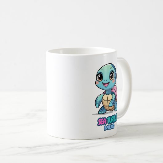 Sea Turtle Mug Koffiemok (Voorkant rechts)