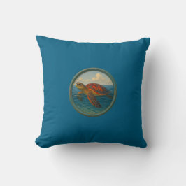 Sea Turtle Ocean Blue Pillows Kussen