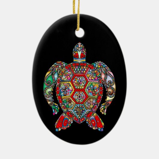 sea turtle ornament (Achterkant)
