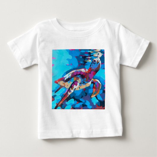 Sea Turtle Painting - Beach Home Decor (Voorkant)