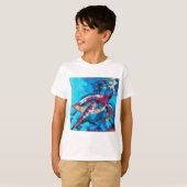 Sea Turtle Painting - Beach Home Decor T-shirt (Voorkant volledig)
