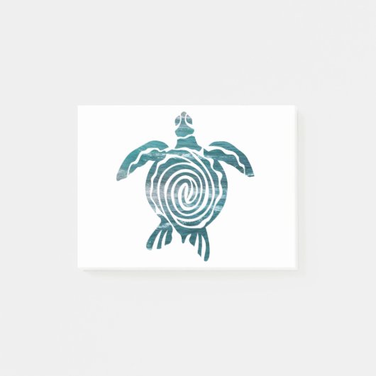 Sea Turtle Save The Turtle Post-it® Notes (Voorkant)