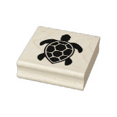 Sea Turtle Silhouette Minimalist Rubberstempel (Stempel)