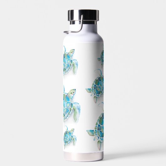 Sea Turtle Themed Reusable Water Bottles Waterfles (Rechts)