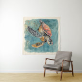 Sea Turtle Wandkleed (In Situ (horizontaal))