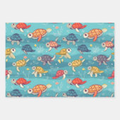 Sea Turtles At Sea Inpakpapier Vel (Voorkant 3)