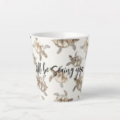 Sea Turtles Beach Sea-ing You Latte Mok (Voorkant)