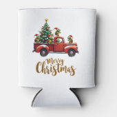 Sea Turtles Driving Christmas Tree Truck Turtle Ch Blikjeskoeler (Voorkant)