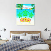 Sea Turtles Hawaiian Honu Canvas Afdruk (Insitu (Slaapkamer))