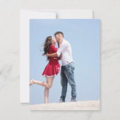 Sea Turtles Ocean Life Beach Teal Wedding Kaart (Achterkant)