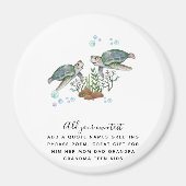 SEA TURTLES Personalized Magneet (Voorkant)