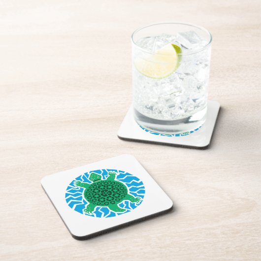 Sea Turtles, Recycling Bier Onderzetter (Rechterzijde)