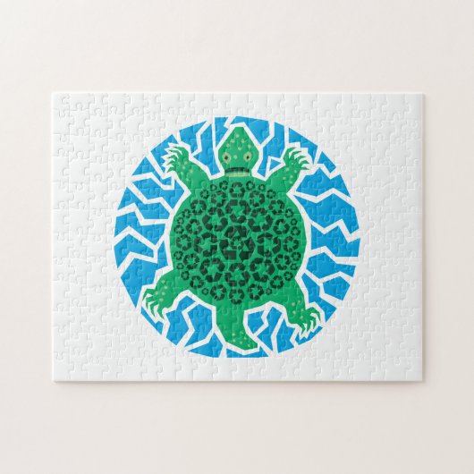 Sea Turtles, Recycling Legpuzzel (Horizontaal)