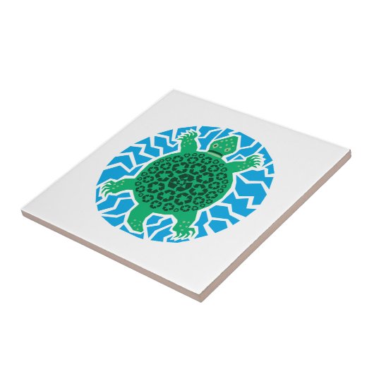 Sea Turtles, Recycling Tegeltje (Zijkant)