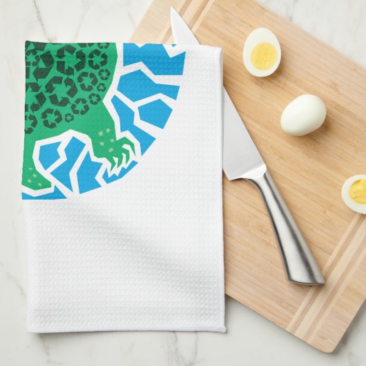 Sea Turtles, Recycling Theedoek (Quarter Fold)