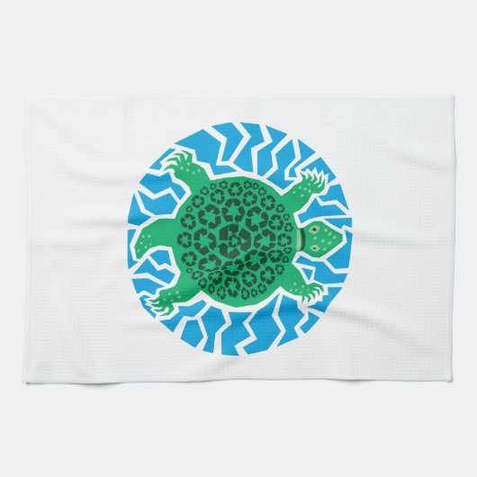 Sea Turtles, Recycling Theedoek (Horizontaal)