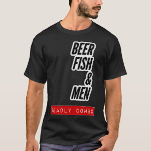 Sea Vee-boot met Amerikaanse vlag T-shirt
