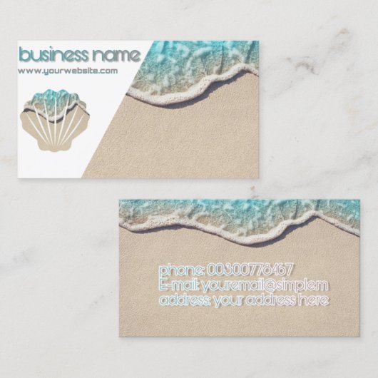 Sea visitekaartje (Voorkant / Achterkant)