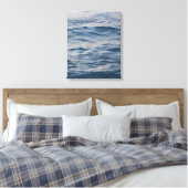 Sea water closeuds canvas afdruk (Insitu (Slaapkamer))