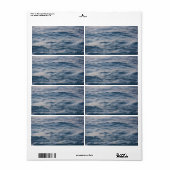 Sea water closeuds etiket (Full Sheet)