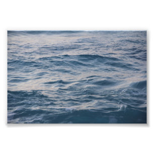 Sea water closeuds foto afdruk