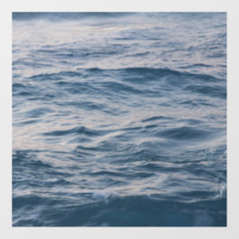 Sea water closeuds raamsticker