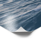 Sea water closeup  foto afdruk (Hoek)