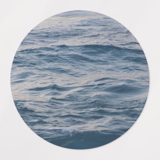 Sea water closeup labels (Design 2)