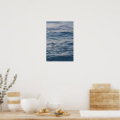 Sea water closeup  poster (Keuken)