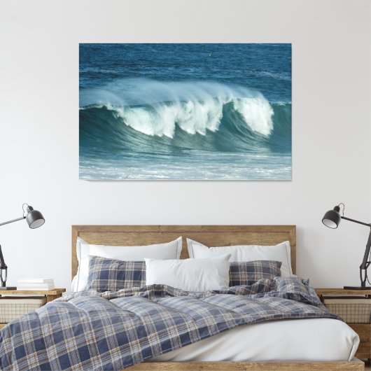 Sea with Wave Whisper Canvas Afdruk (Insitu (Slaapkamer))