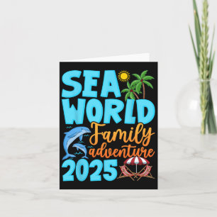Sea World Dolfijn Familie Avontuur Trip 2025 Lente Kaart