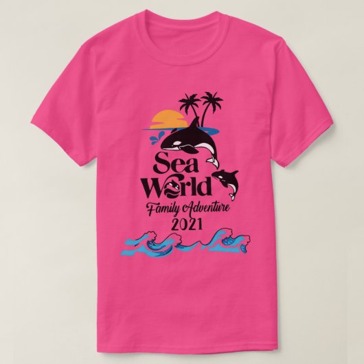 Sea World Family Adventure 2021 Summer T-shirt (Design voorkant)