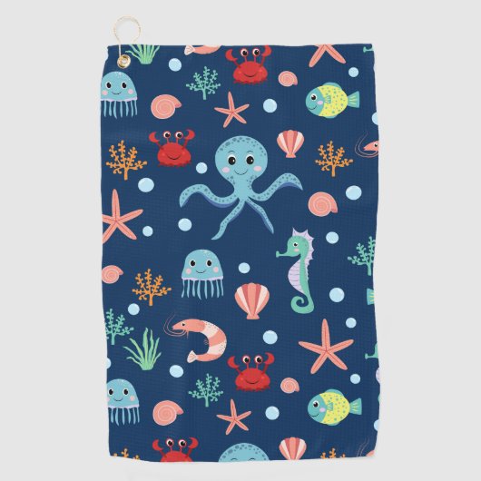 Sea World Golfhanddoek (Voorkant)