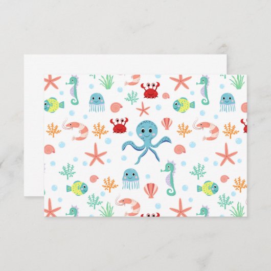 Sea World patroon (Voorkant / Achterkant)