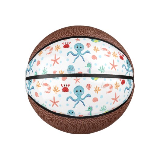 Sea World patroon Basketbal (Voorkant)