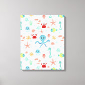 Sea World patroon Canvas Afdruk (Voorkant)