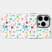 Sea World patroon Case-Mate iPhone Case (Achterkant (horizontaal))