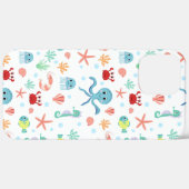 Sea World patroon Case-Mate iPhone Case (Achterkant / Rechts)
