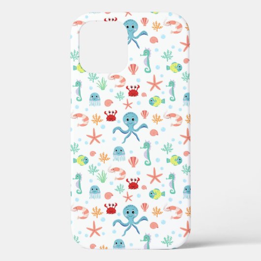 Sea World patroon Case-Mate iPhone Case (Achterkant)